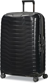 Samsonite Proxis Large Hardside Luggage with Dual Spinner Wheels - Innovative RoxkinTM Lightweight Shell With Ultimate Durability- Includes TSA Lock, Ergonomic Telescoping Handle - Black