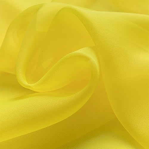 Miniatura 4 de GYROHOME Juego de 2 paneles de cortina de gasa transparente con bolsillo para barra, filtro de luz solar, protege la privacidad de poliéster