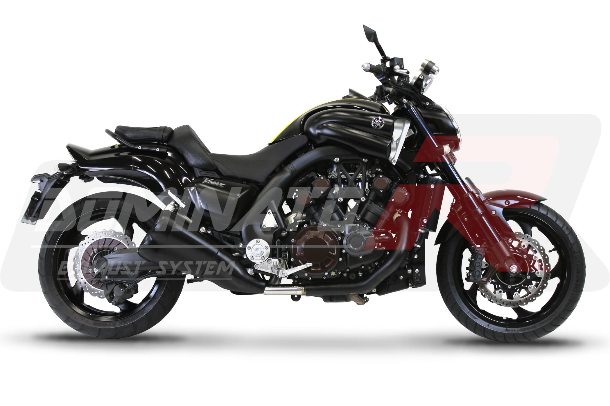 V-MAX 1700 Down Pipe Mid Link Pipe Dominator Exhaust Race 2009 