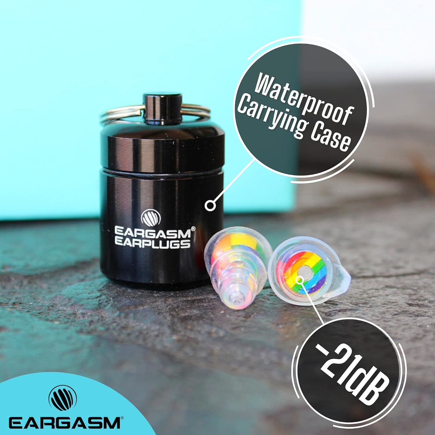 Eargasm High Fidelity Earplugs: Pride Edition - Show Your True Colors with The World's First Rainbow Earplug : Health & Household