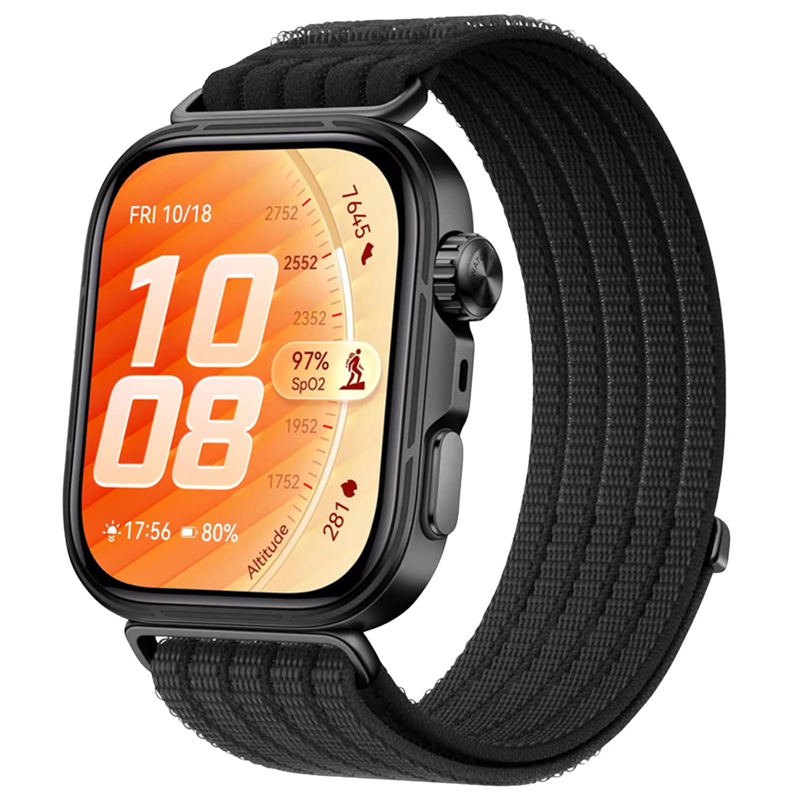 KUBFDL Nylon Armband kompatibel mit Huawei Watch Fit 5 Pro/Fit 5 Armband,Damen Herren Ersatzarmband für Huawei Fit 4 Pro/Fit 4/Fit 3 Uhrenarmband