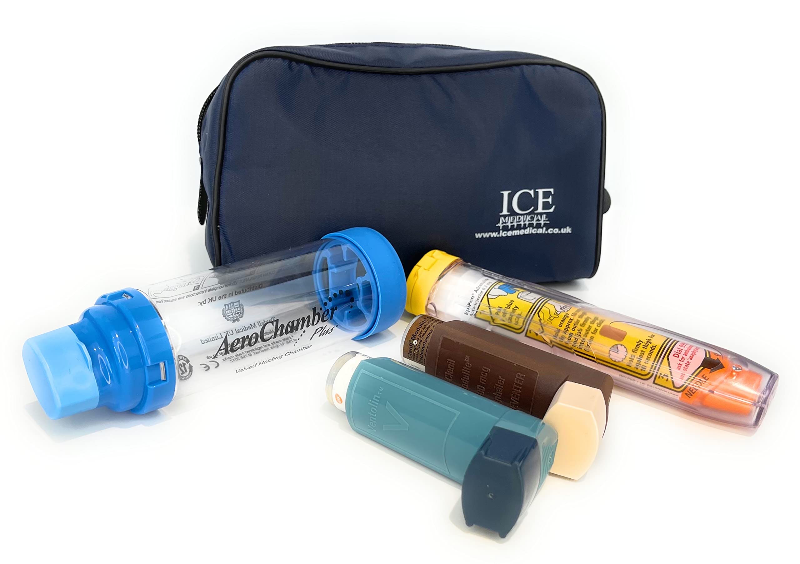 Bolsa para inhaladores - Medio (Azul Medianoche)