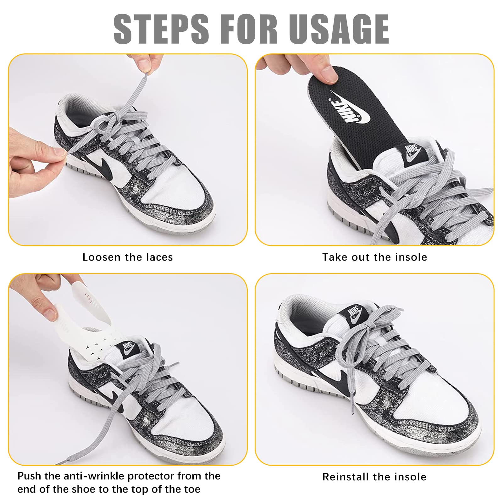 nike air force 1 toe box crease