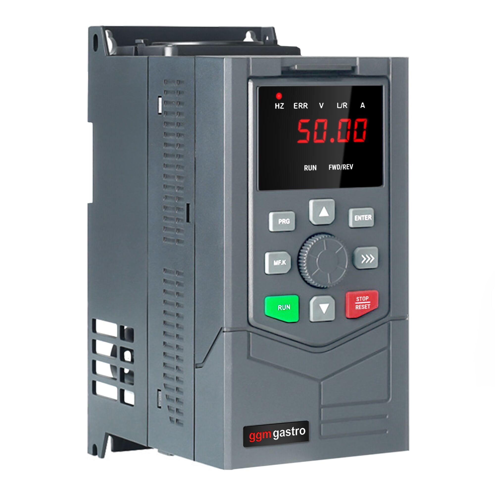 GGM Gastro Frequenzumrichter 1,5 kW 230V | Präzise Drehzahlregelung, konstantes Drehmoment, vielseitige Schnittstellen, integrierter PID-Regler, sofort einsatzbereit
