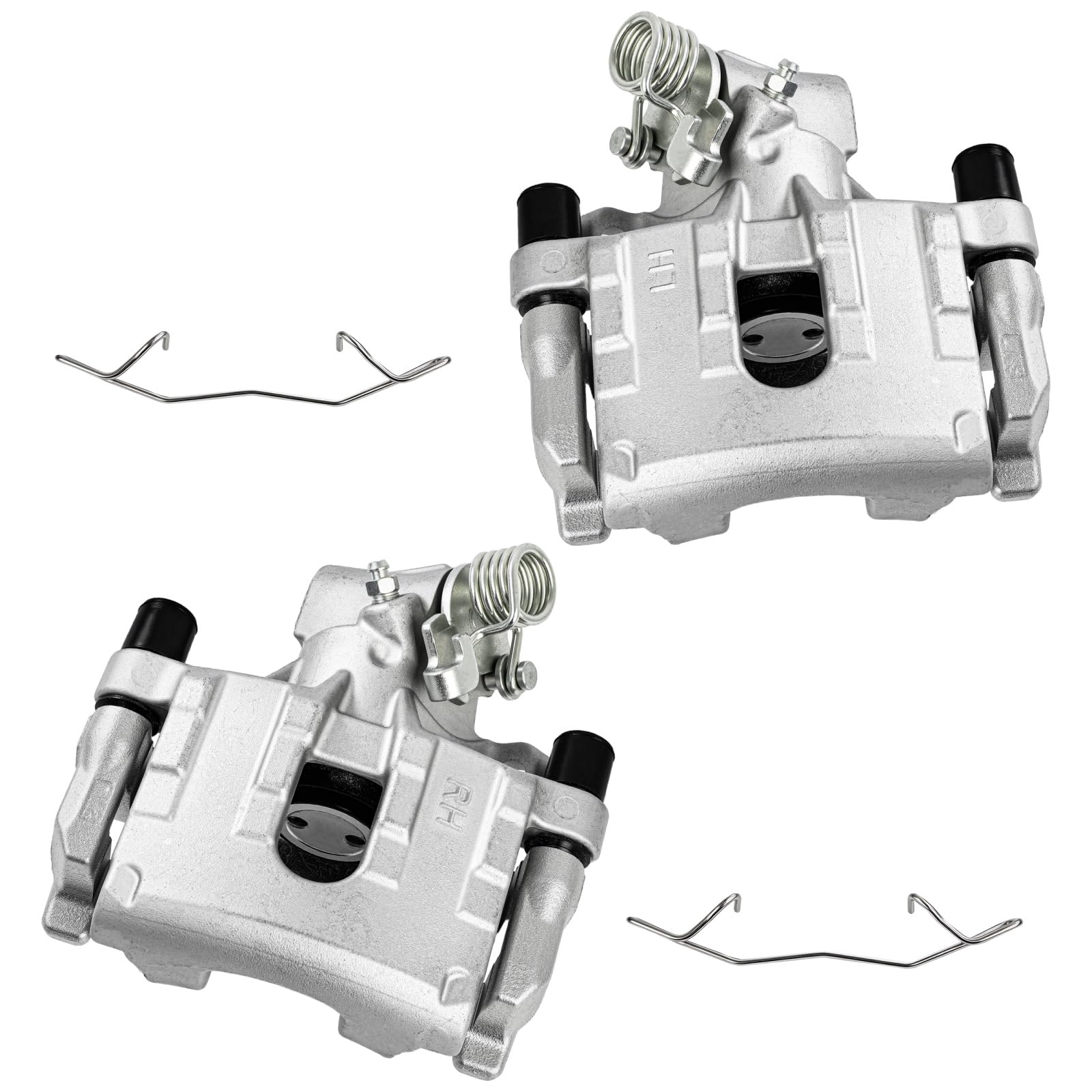 cciyu Rear Left &amp; Right Brake Calipers With Bracket 19B3108 19B3109