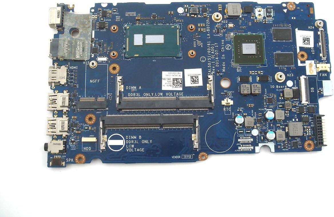 Replacement Parts for DELL Latitude 3450 3550 i5-5200U 2.2GHZ Motherboard System Board 08GJR6 LA-B072P