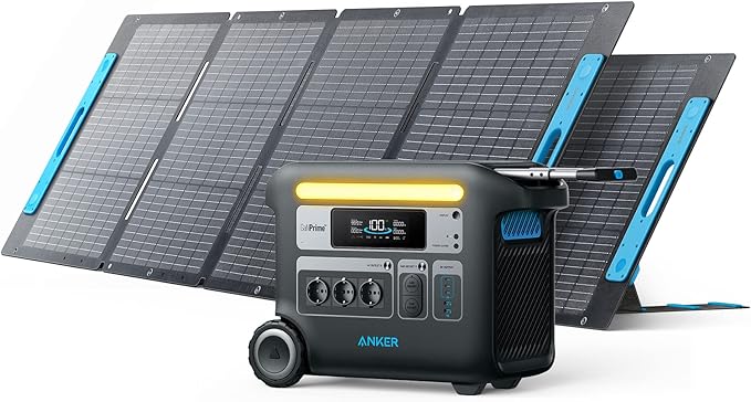 Keenergy P2001 Plus Solargenerator 2048Wh - Tragbare Powerstation Mit Solarpanels