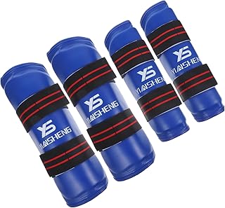 BESPORTBLE Protetor De Tornozelo De Boxe Protetor De Boxe Taekwondo Protetor De Braço Legging De Boxe Taekwondo Conjunto De Caneleiras