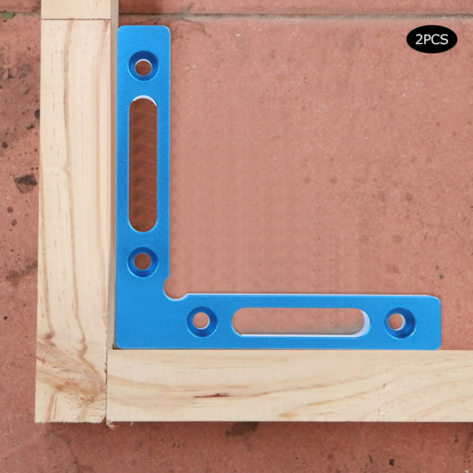 4.7x4.7in Corner Clamps for Woodworking, 2PCS/Set Aluminium Alloy 90 Degree Positioning Squares L Shape Woodworking Right Angle Clamp