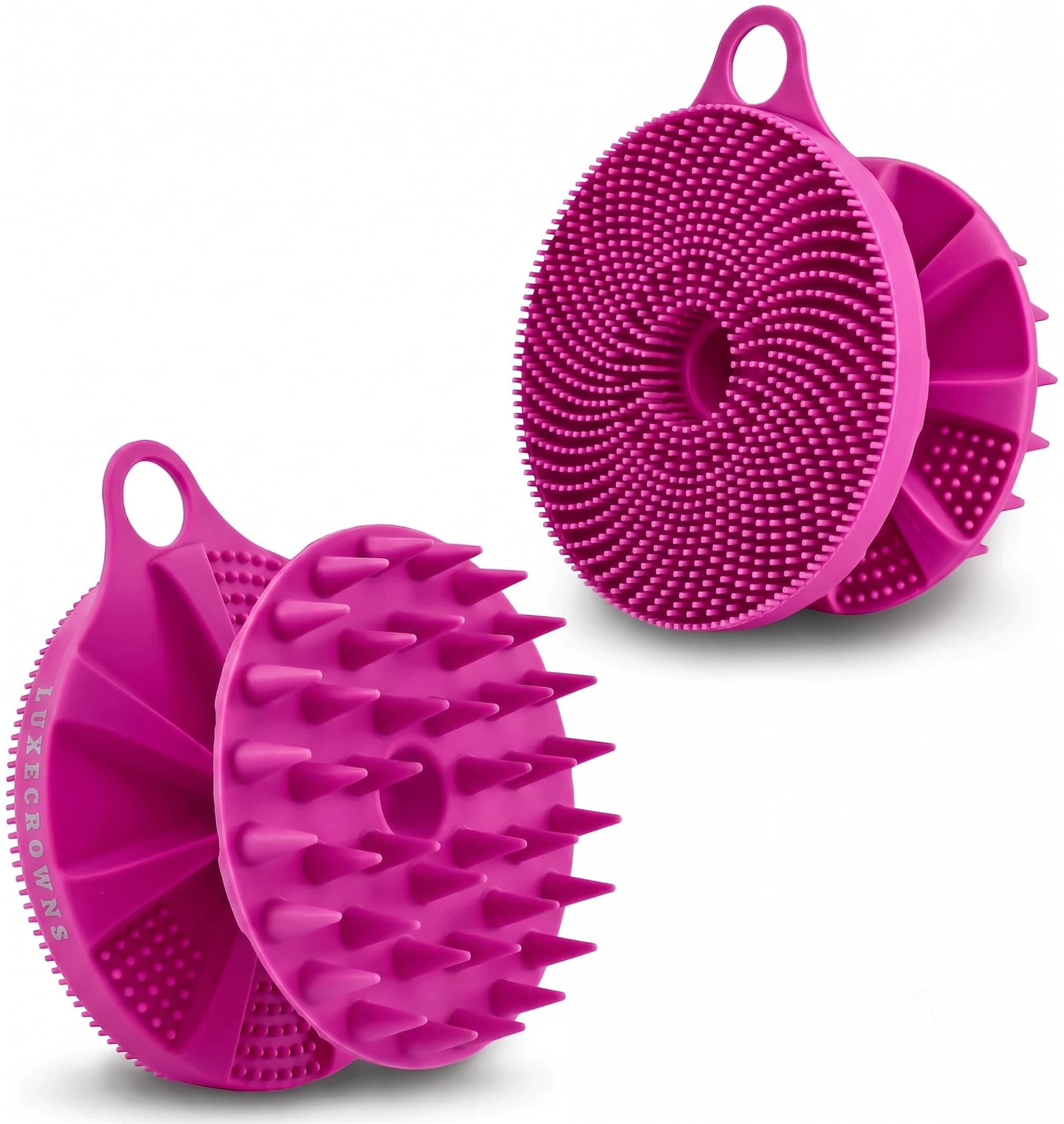 Silicone Body Scrubber Bath Brush for Men & Women | Cleanses, Exfoliates & Removes Dead Skin | Super Soft Silicone Bristles | Lathers Well | Ergonomic No-Slip Handle, Body Scrubber for Men & Women-image-35