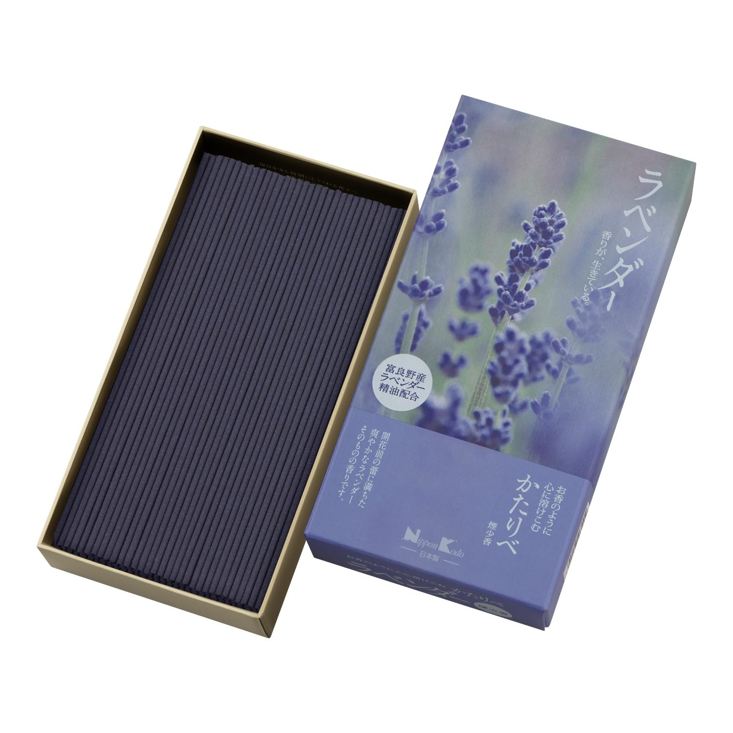 Nihon Kodo Lavender Incense Sticks, Low-Smoke