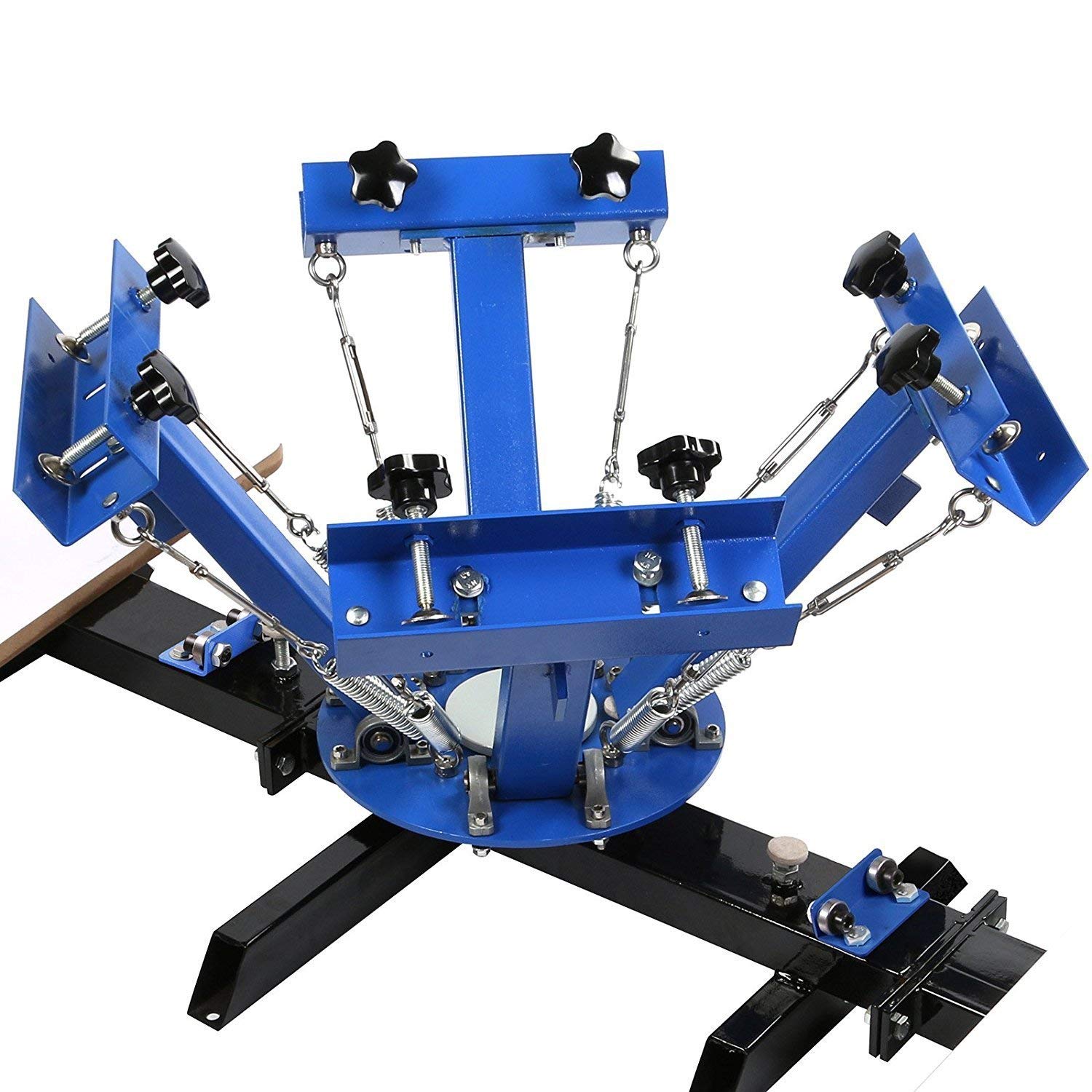 Silk Screen Printing Machine 4 Colore 2 Stazione Screen Printing Machine Stampa Serigrafica Macchina da Stampa T-Shirt Removibile