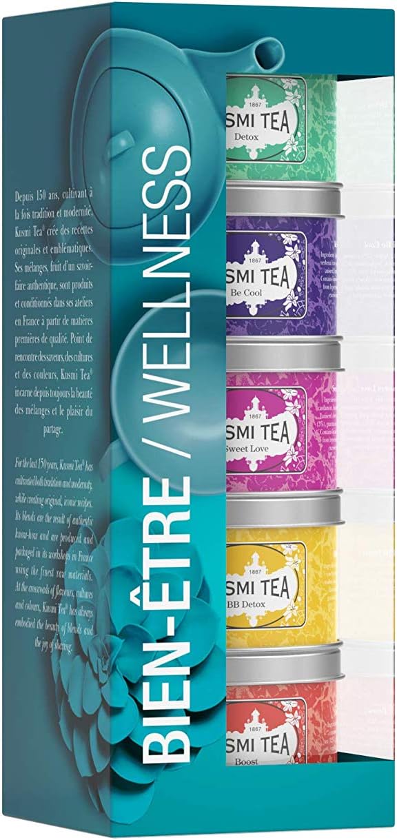 Kusmi Tea Wellness Teas Assortment of our Exclusive Healthy Teas