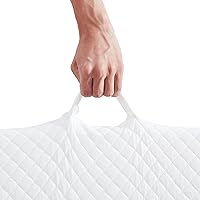 Vista 5 de Juego de almohadas ortopédicas de cuña para soporte de piernas, espalda y rodillas - Almohadas de cuña de espuma viscoelástica CertiPUR con fundas