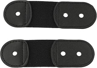 Figure Skates Lace Strap, Elastic Band For Ice Skating Boots, Leather Laces Protector To Secure Tied Laces, Prevent Loosening And Tripping(Black)