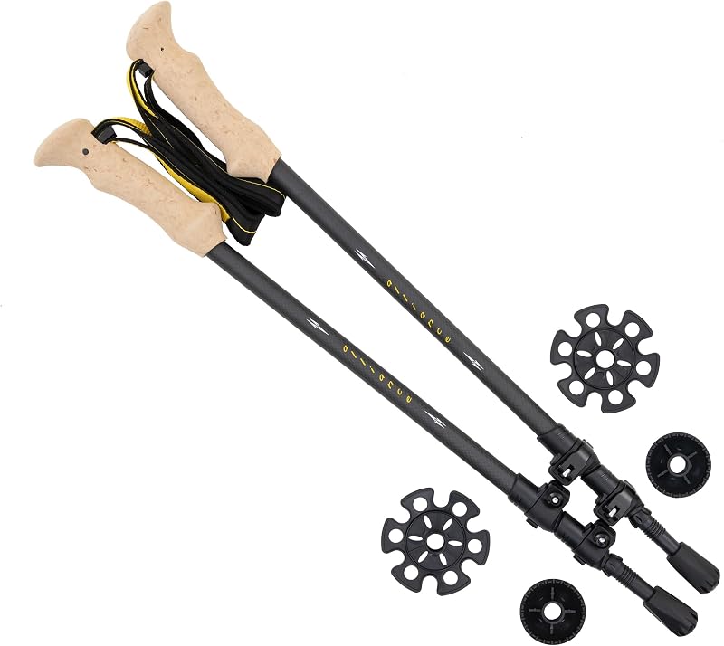 Bastones de trekking Alliance, juego de 2, negro