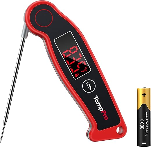 TempPro TempSwift Instant-Read Waterproof Meat Thermometer