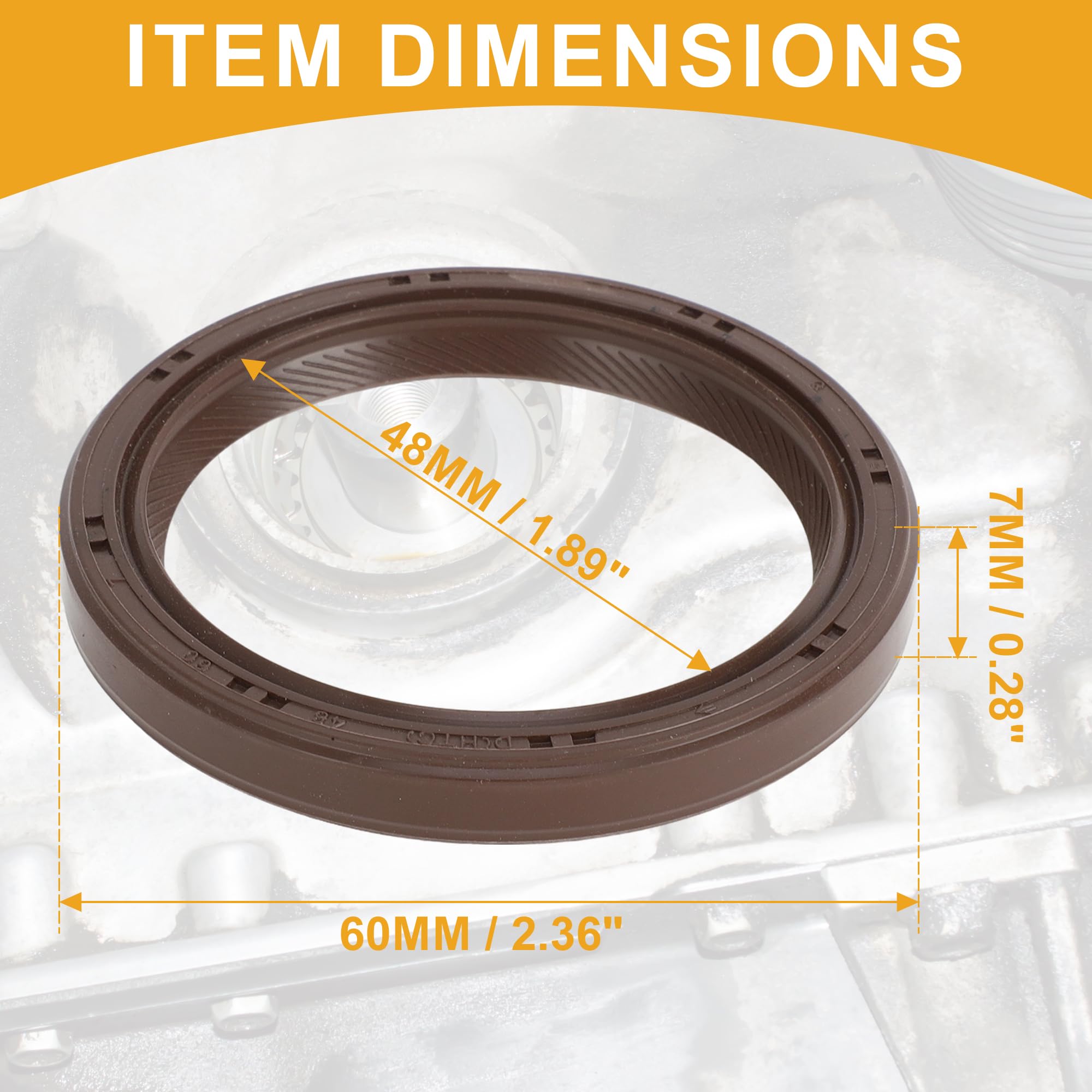 Amazon.com: Partuto Crankshaft Oil Seal No.13510-31U10 Main Seal