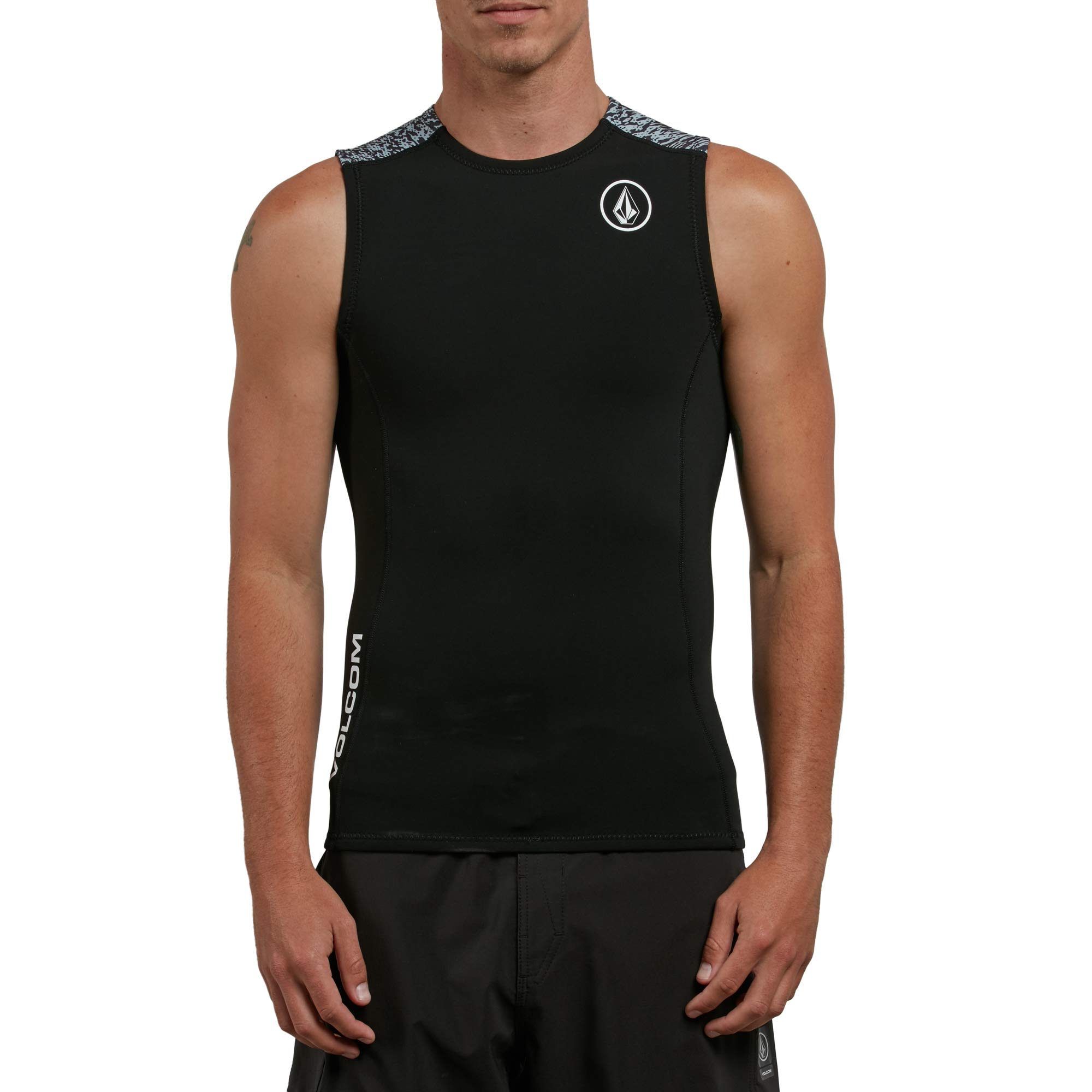 Volcom Herren Men's Vesticle Wetsuit Jacket Rash Guard Hemd