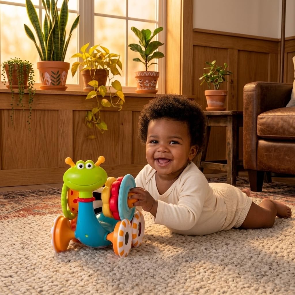 YOOKIDOO YALDONE L'Escargot Rigolo - Crawl N Go Snail