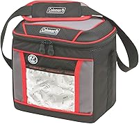 Vista 1 de Coleman Soft Cooler Bag Keeps Ice Up to 24 Hours Insulated Lunch Cooler with Adjustable Shoulder Straps Great for Picnics, BBQs, Camping