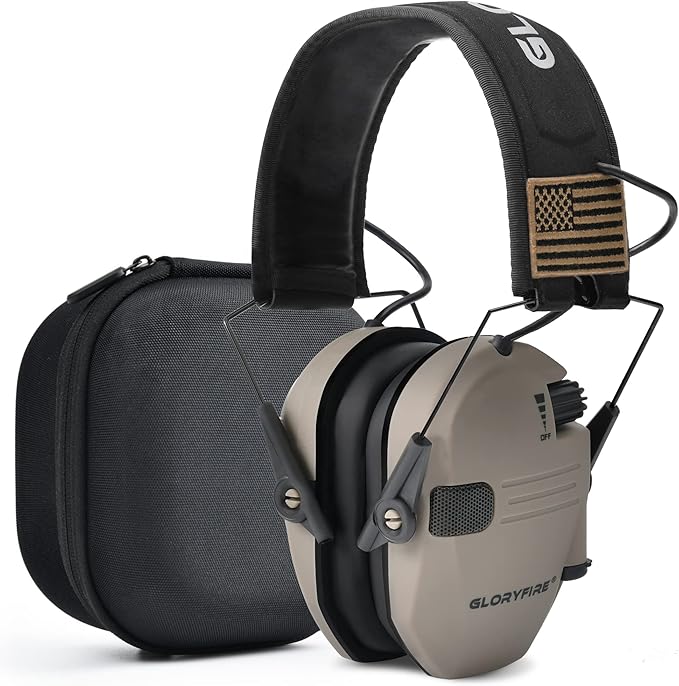 GLORYFIRE Ear Protection for Shooting Electronic Hearing
