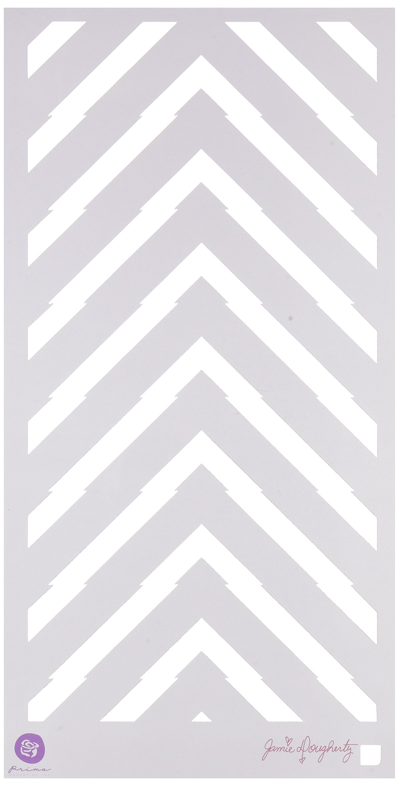 Prima Marketing BLSTN612-80405 Ricket Jamie Dougherty Bloom Stencil, 6 x 12"