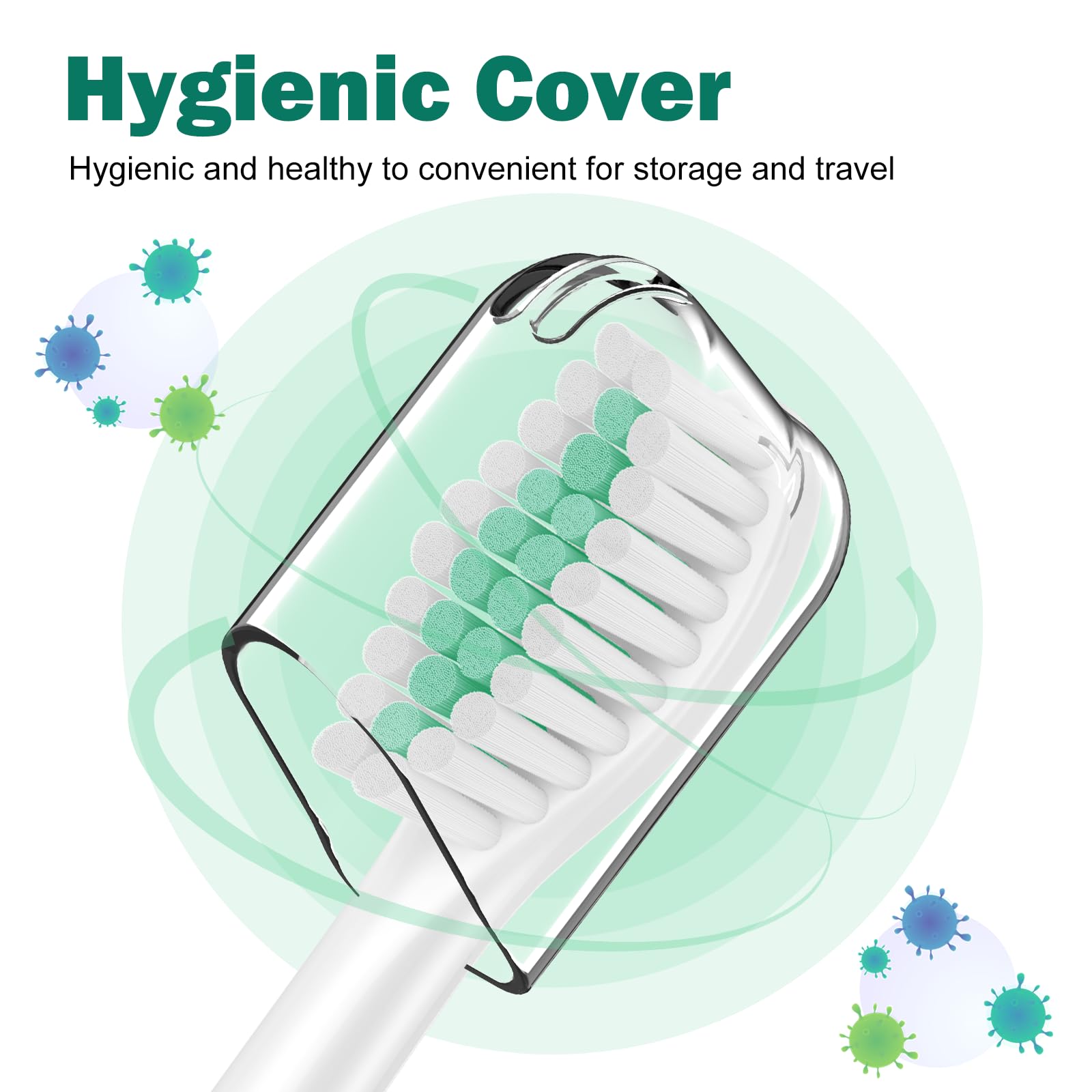 Cabezales de repuesto para cepillo de dientes Philips Sonicare, cerdas suaves y medias, cabezales de repuesto para cepillo de dientes eléctrico E-Series Essence Xtreme Elite Advance y CleanCare,