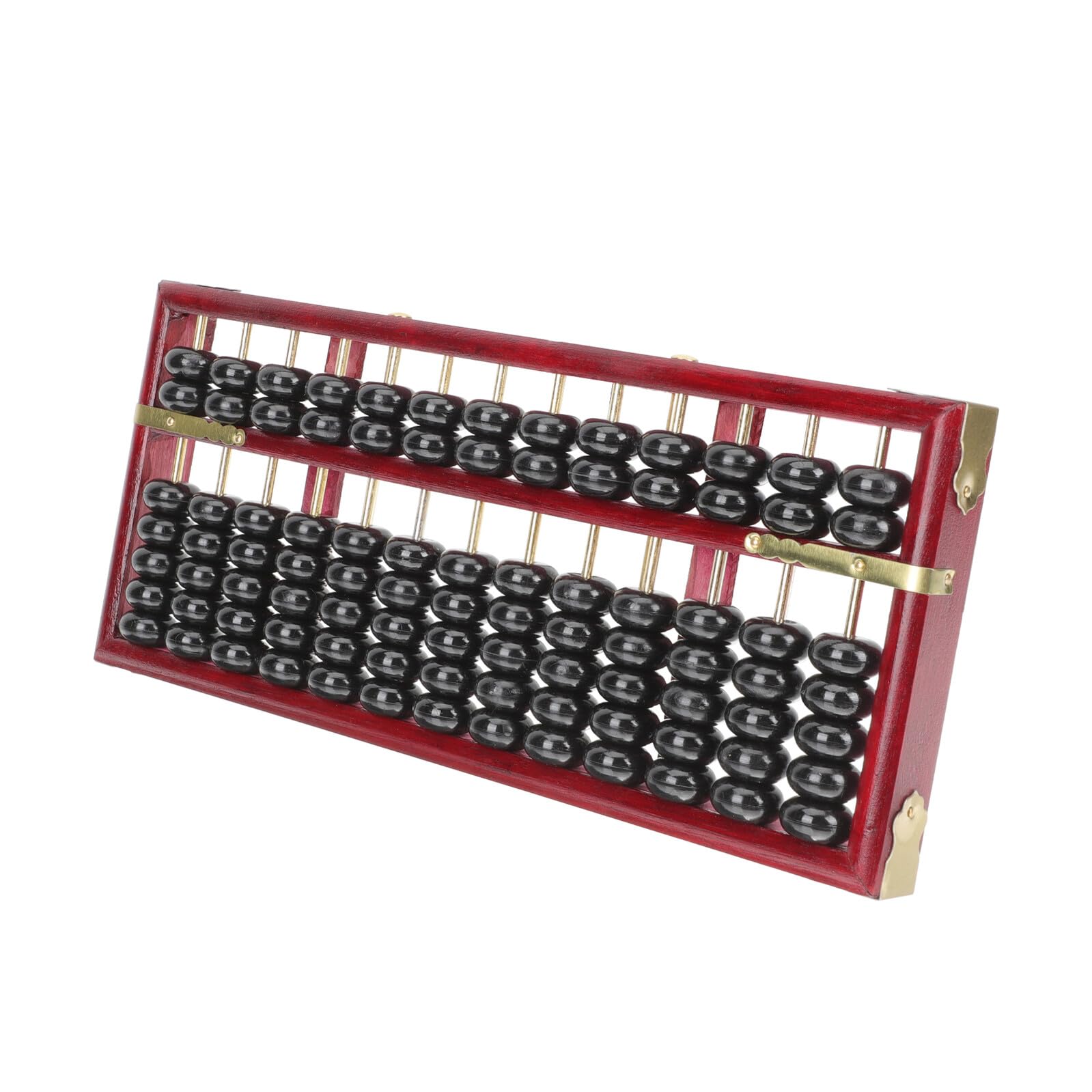 Ábaco Retro 13 Columnas 7 Cuentas para Niños, Madera E Hierro