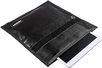 Vista 7 de Faraday Bags 9.8 x 11 Inches, Fireproof & Waterproof Faraday Cage, Faraday Key Fob Protector, Cell Phone Signal Jammer, Car RFID Signal Blocking