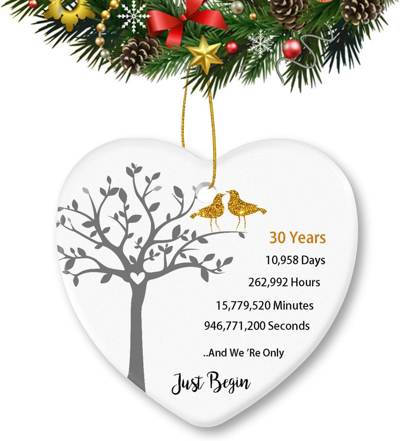30th Anniversary Christmas Ornament 