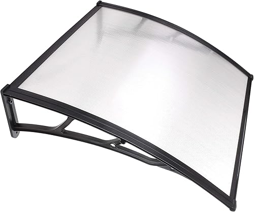 Yescom - Toldo para ventana de puerta de patio o patio, protección contra la lluvia y la nieve, de policarbonato
