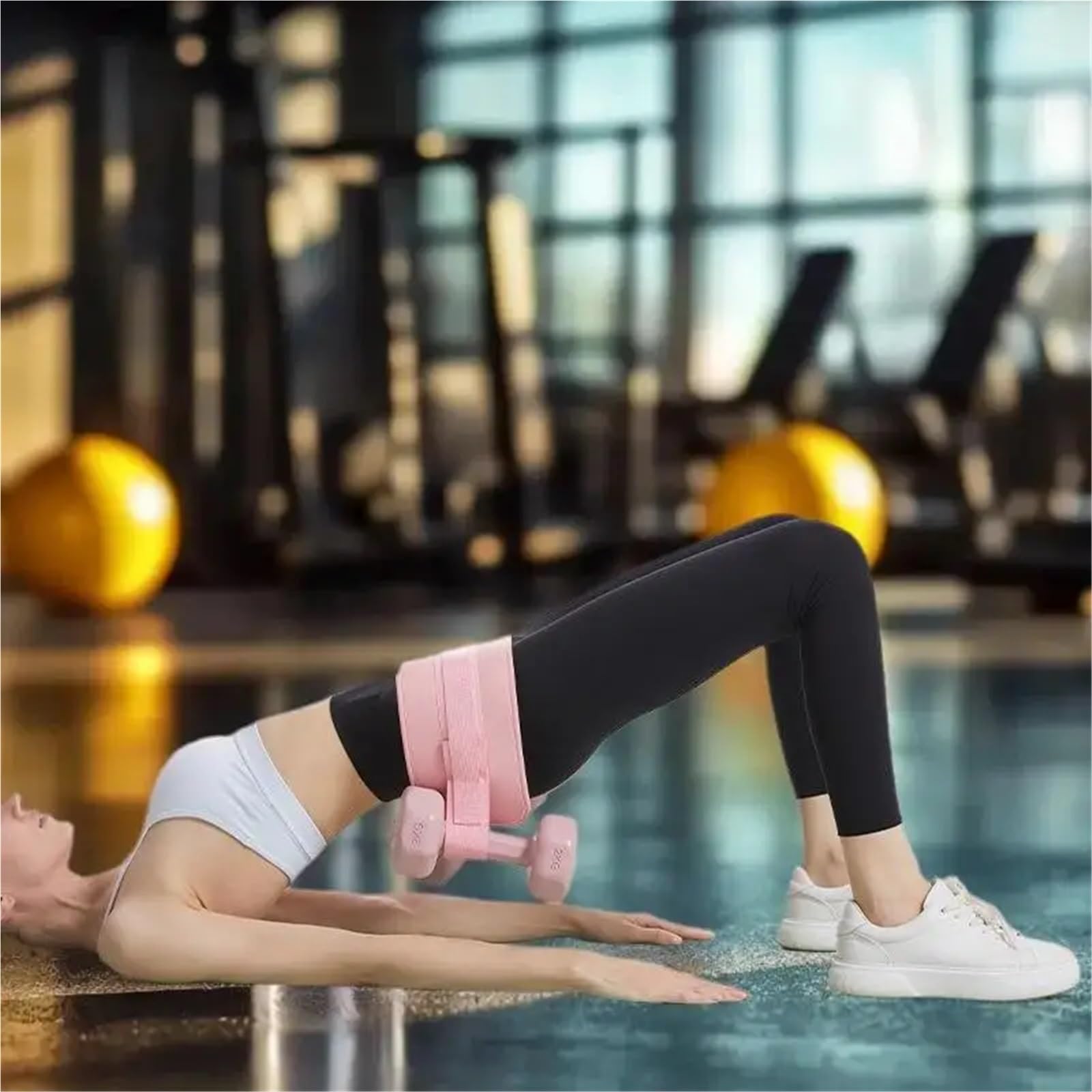 1 x Hantel-Übungsgürtel for Hüftschub-Workouts Für Kraftdreikampf