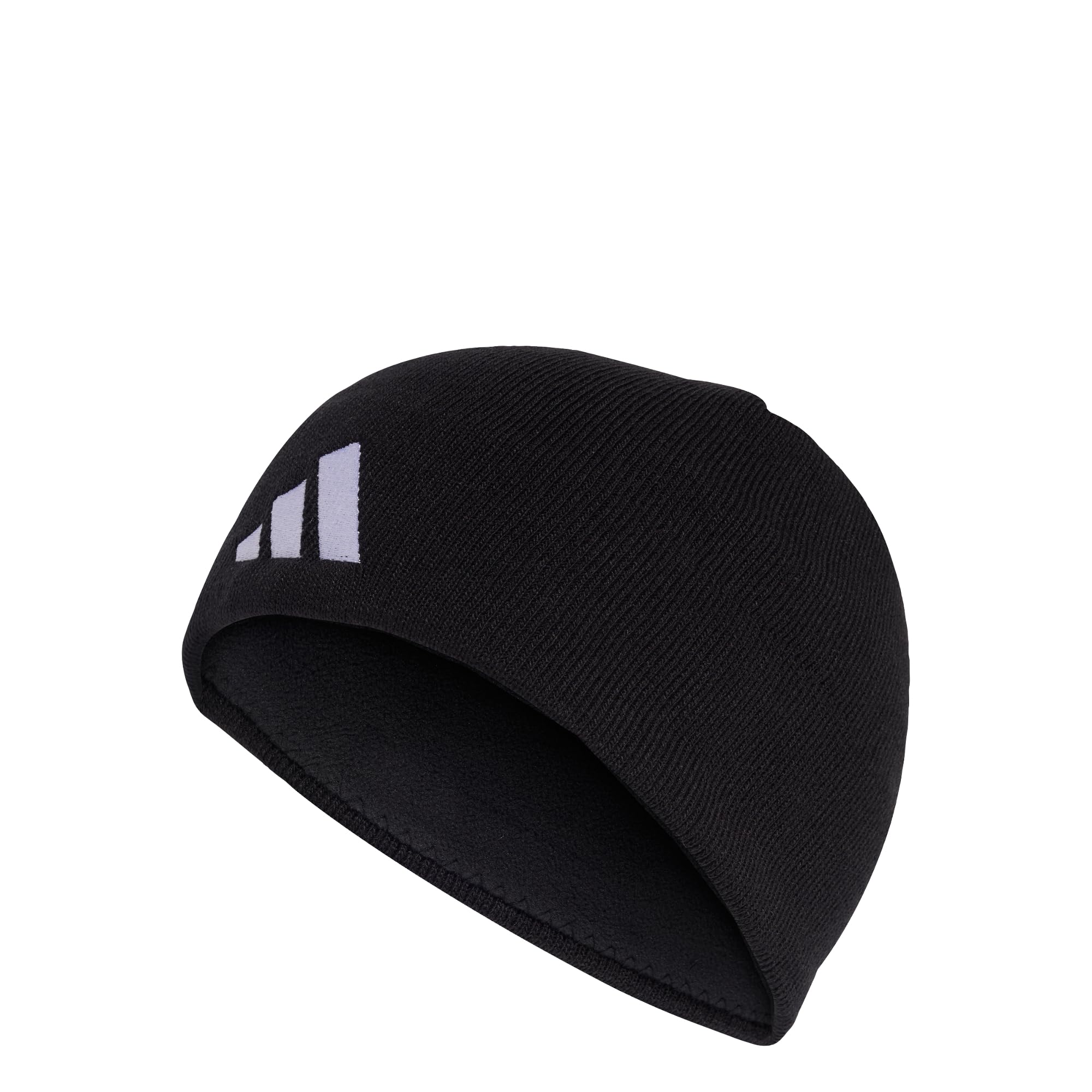 adidas Unisex Tiro Light Fleece Beanie Hat, Black/White, XXS-XS