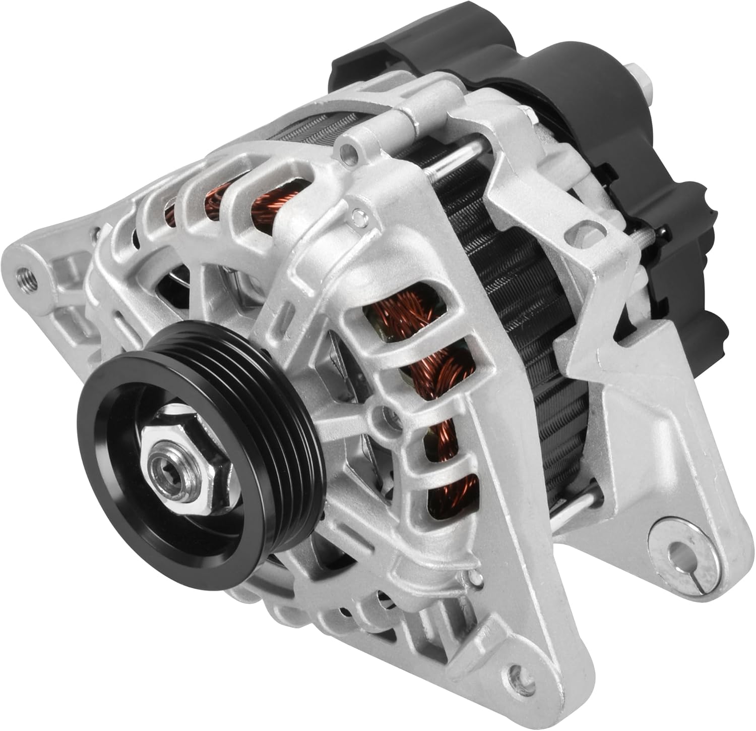 SINTLY Alternator 90A with 4-Groove Pulley for Kia Soul 2.0L
