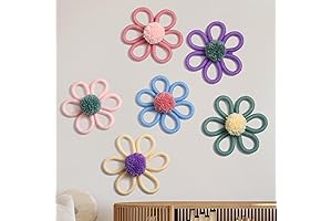 Ripeng 6 Pcs Nursery Decor: Brighten Your Space with Boho Charm