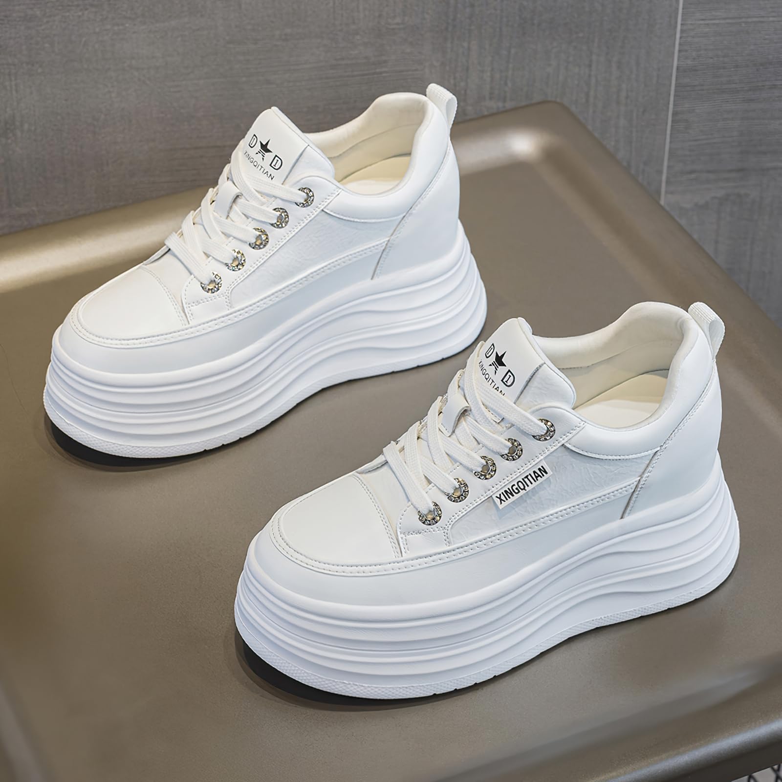 AONETIGER Sneakers Platform Donna Moda Casual