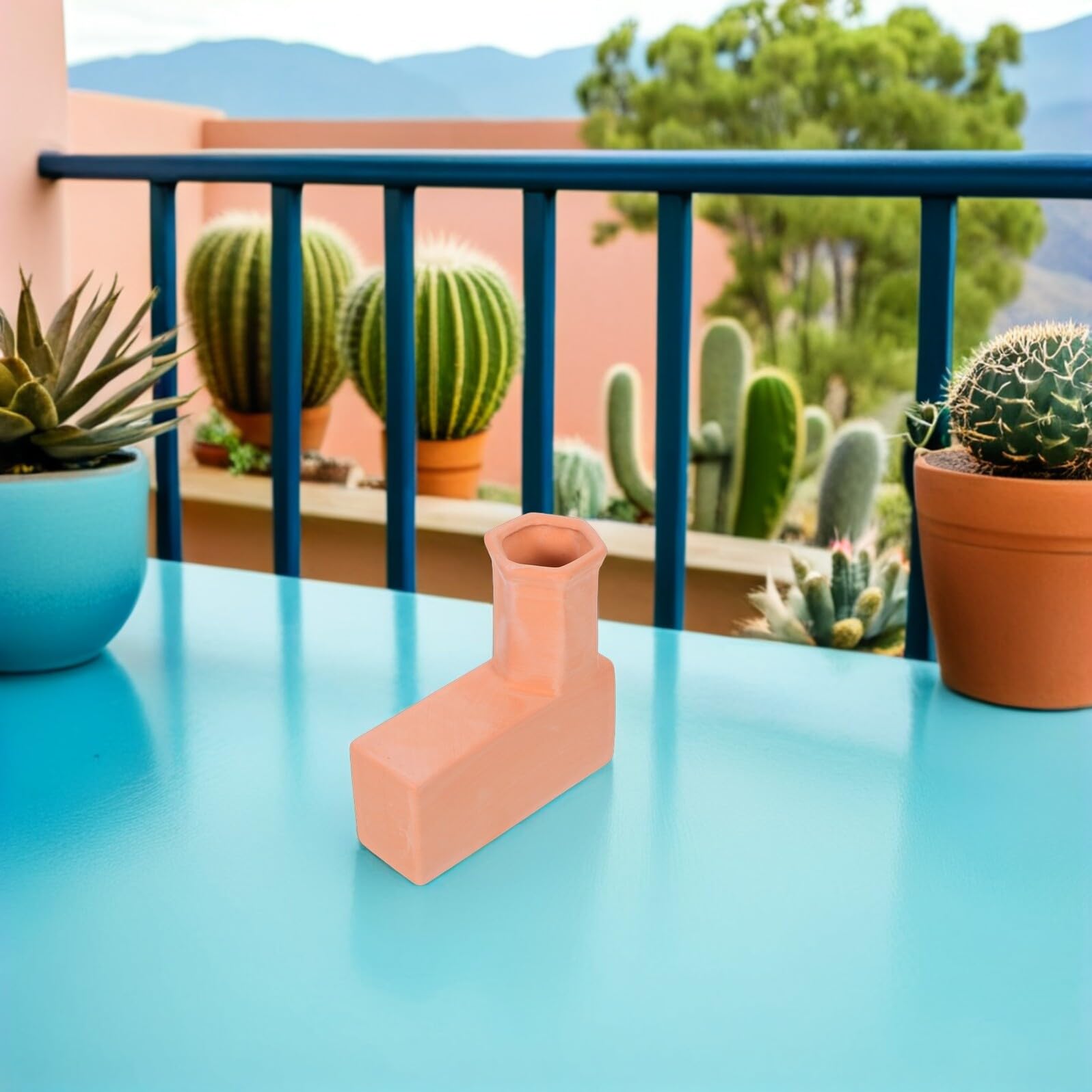 Gocciolatore Automatico per Piante in Terracotta Marrone per Giardino | Controllo Preciso Dell’acqua, Irrigazione Efficiente, Umidità del Terreno al Livello delle Radici