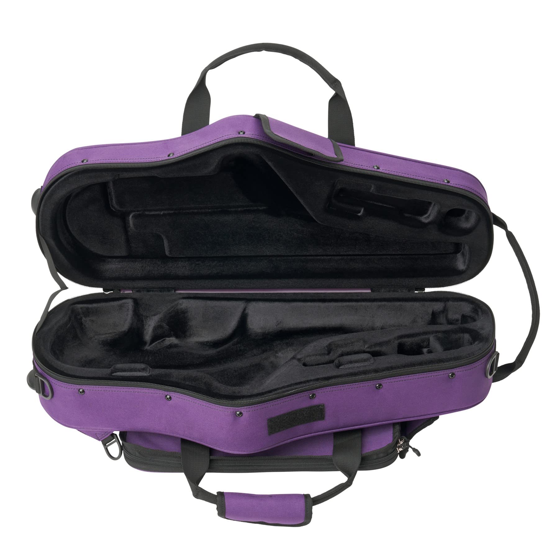 ProTec MX304CTPR Sac de transport incurvé pour saxophone alto Série Max Violet