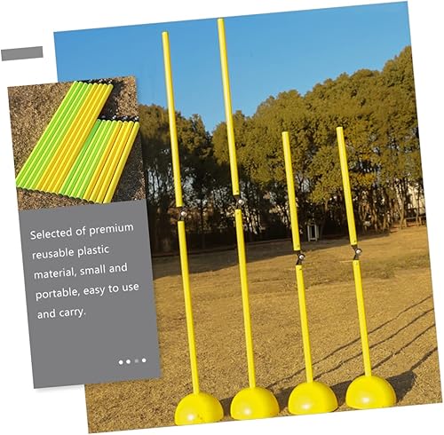 Miniatura 2 de Toddmomy 6 piezas de fútbol para hombre alrededor del poste de fútbol de agilidad poste de entrenamiento de fútbol poste de entrenamiento de