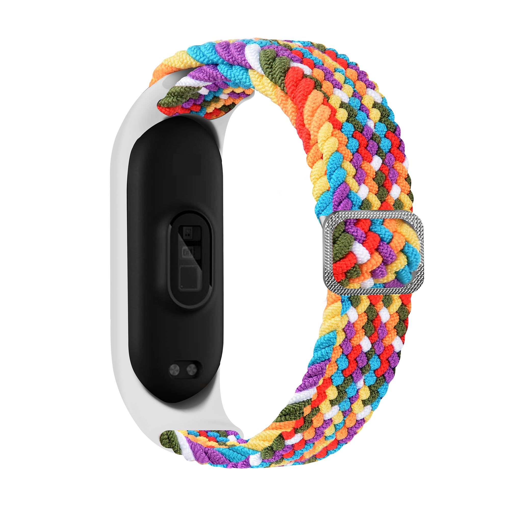 Panda Bobo Stretchy Nylon Wrist Strap For Radley London Series 1 Smart Activity Tracker Strap Band Replacement (Rainbow) โ image 1