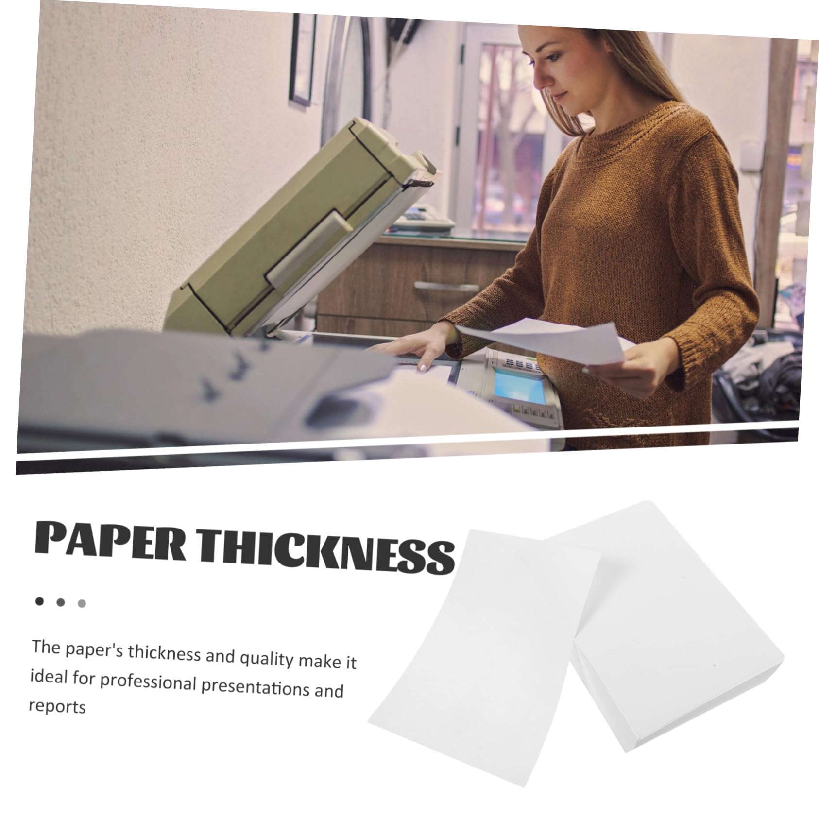 Gadpiparty Papier D'impression A5 70g 500 Feuilles Papier D'imprimante Épais Carton Blanc Pour Impression Impression Et Dessin Bureau École