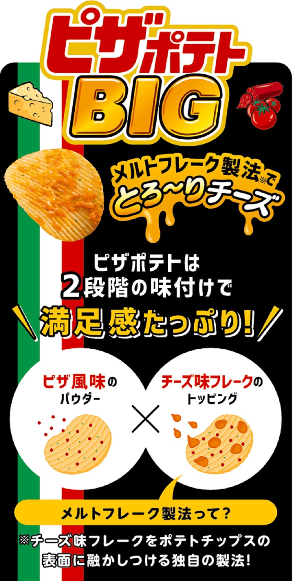 Amazon.co.jp: カルビー ピザポテトBIG 126g×12袋 : 食品・飲料・お酒