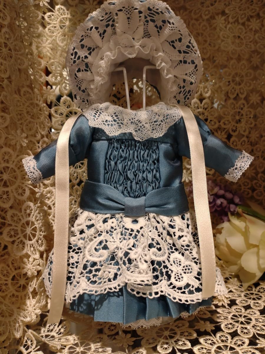 Amazon.co.jp: シルク ドレス と ボンネット（27cm ビスクドール