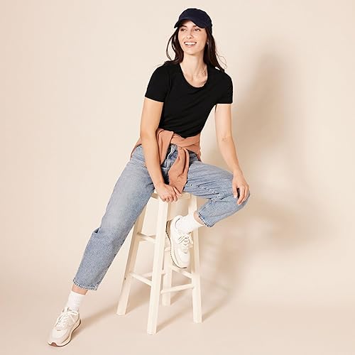 Miniatura 6 de Tienda Essentials Women's Regular-Fit Short-Sleeve T-Shirt (Crewneck and V-Neck Options), Multipacks