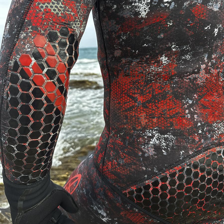EPSEALON Tactical Ghost Neoprene Giacca 5 mm Tuta da caccia subacquea immersioni pesca apnea Freediving Spearfishing Wetsuit Jacket