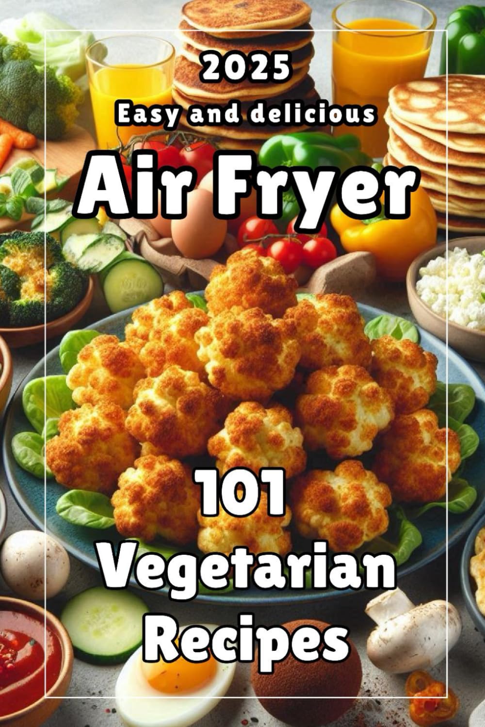 Cookbook Air Fryer "101 Vegetarian Recipes": Healthy Food | Meatless Meals | Vegetable Dishes | Healthy Recipes | Appetizers | Main Dishes | Desserts ... Everyday Recipe (Air fryer. Best recipes)