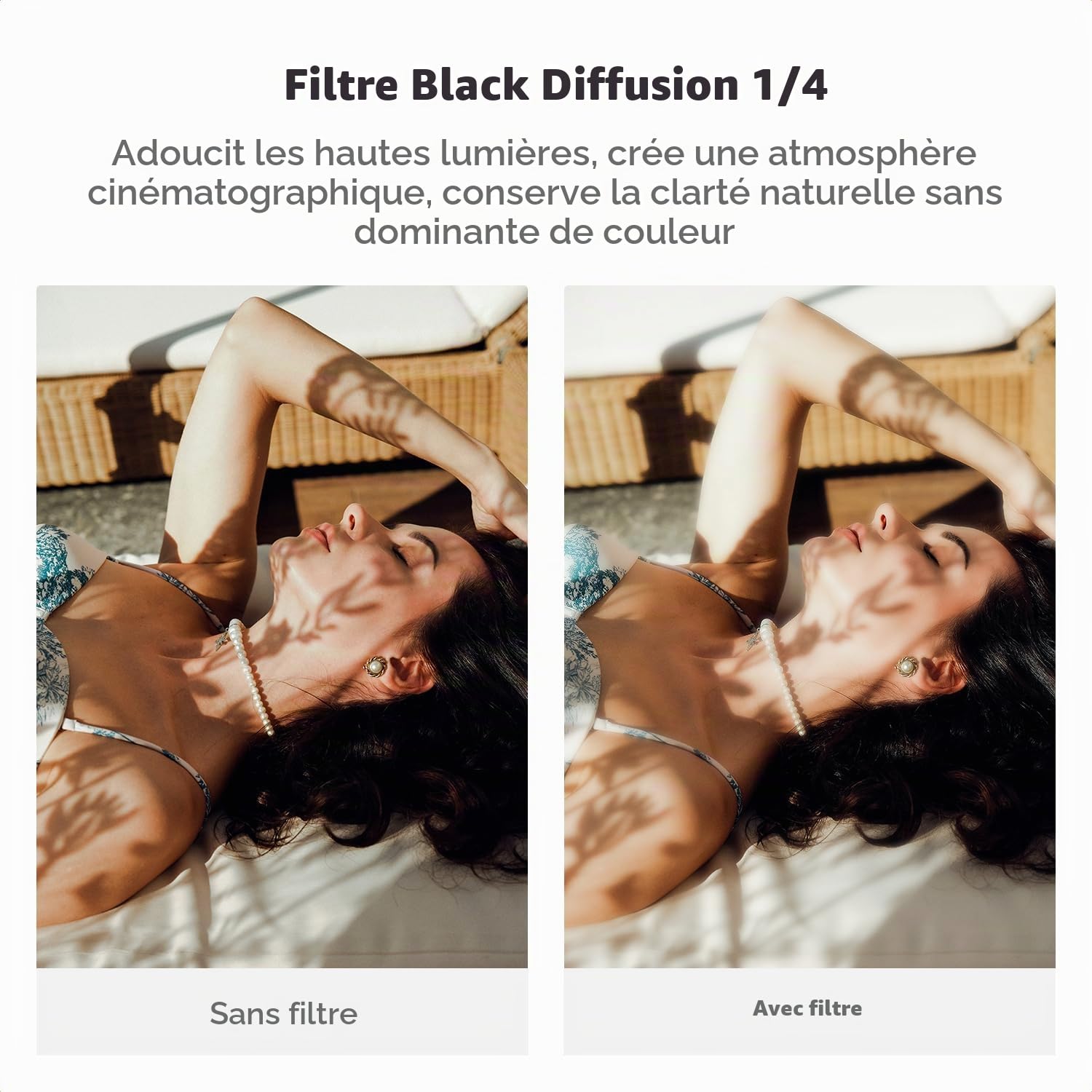 K&F CONCEPT Black-Mist Bouchon Pare-Soleil Compatible avec Fujifilm X100