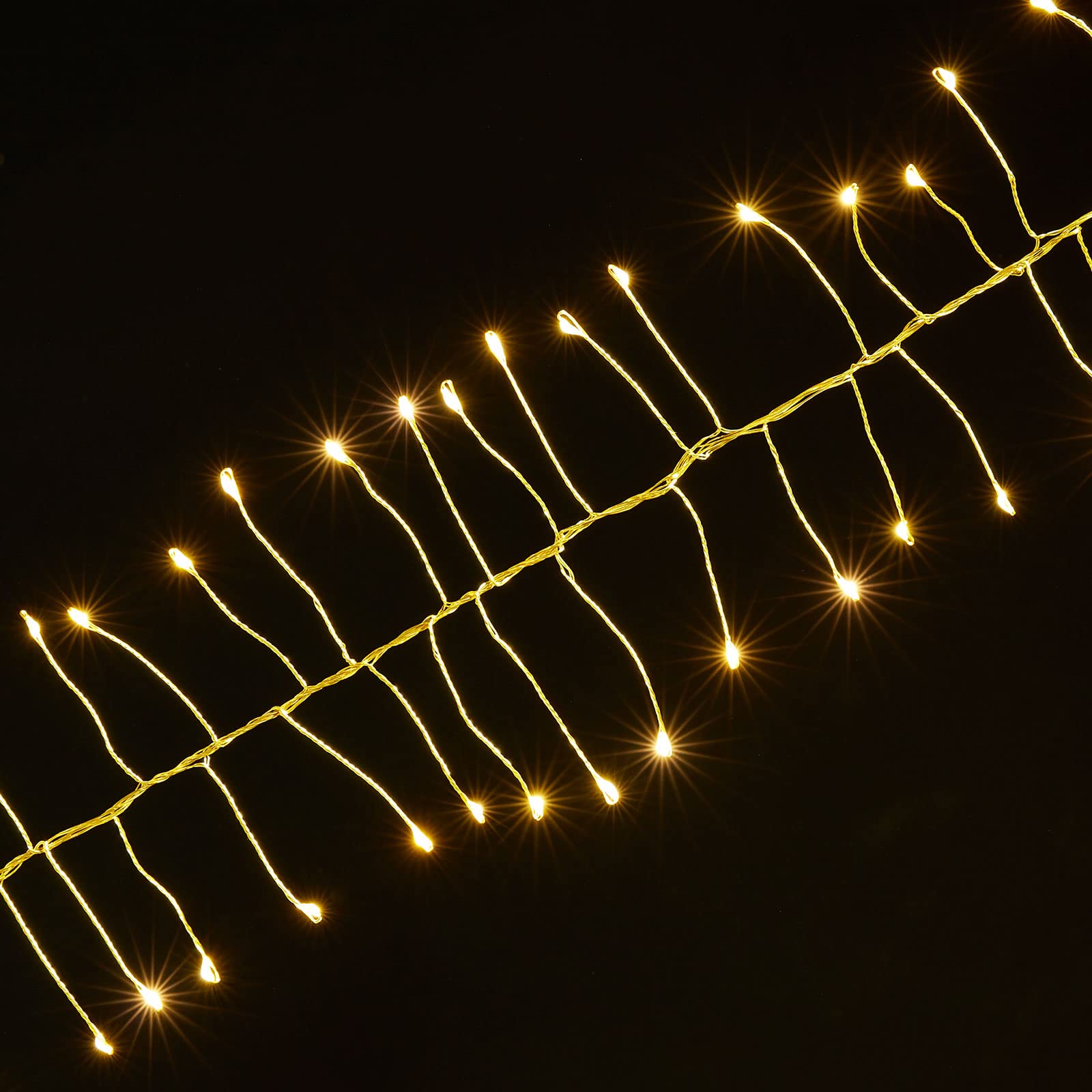 Buy The Winter 720 LEDs Pin Wire Cluster Lights Mains