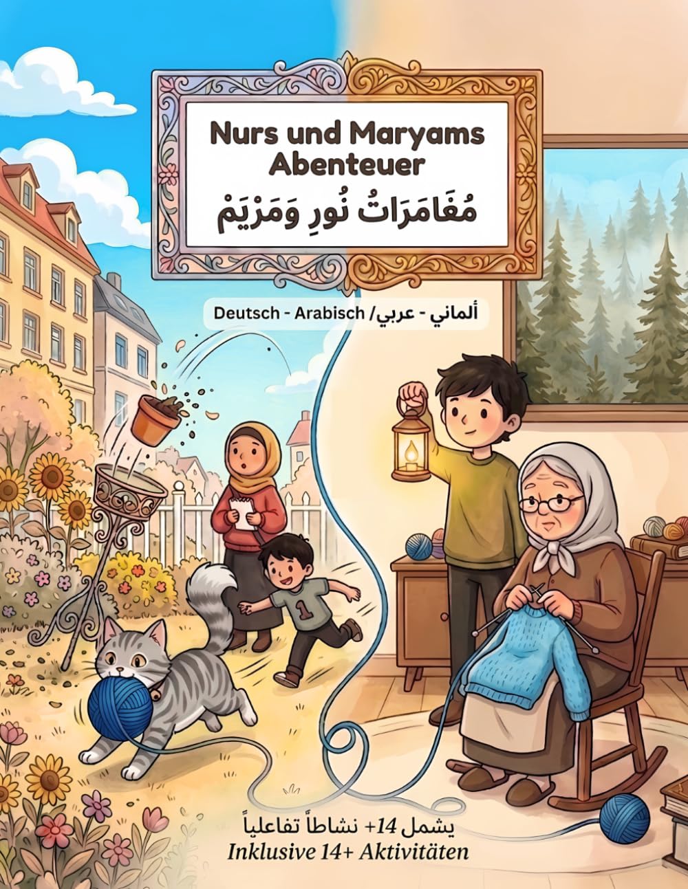 Nurs und Maryams Abenteuer: Zweisprachiges Kinderbuch Deutsch-Arabisch: Geschichten über Ehrlichkeit und Herzlichkeit | Mit 14+ interaktiven Aktivitäten